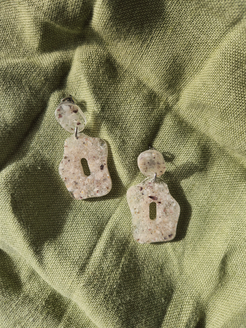 Boucles d'oreilles Siloé | Puces