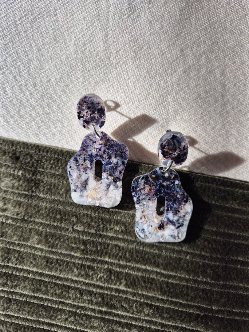 Boucles d'oreilles Siloé | Puces