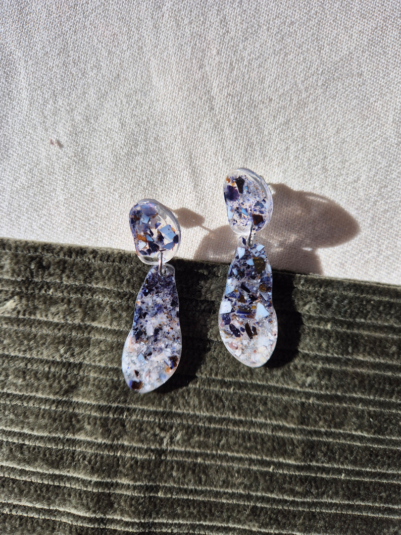 Boucles d'oreilles Opaline | Puces