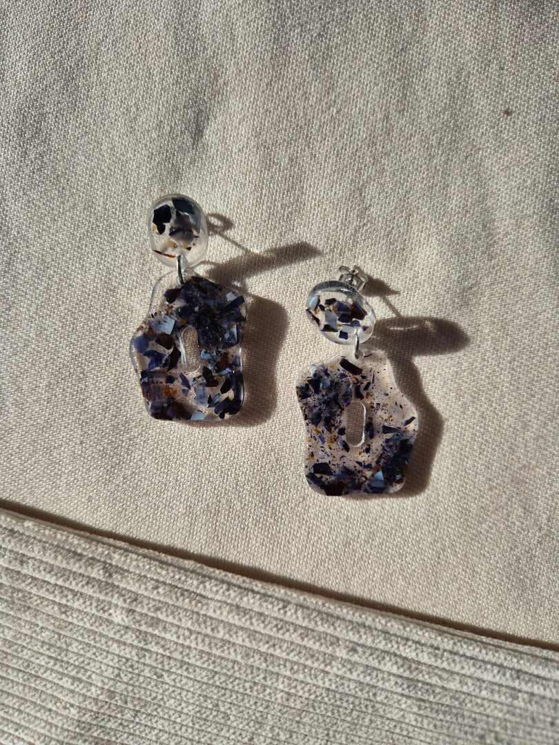 Boucles d'oreilles Siloé | Puces