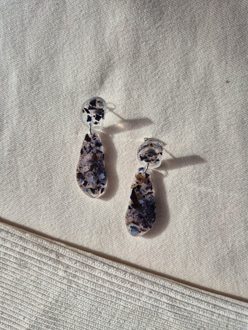 Boucles d'oreilles Opaline | Puces