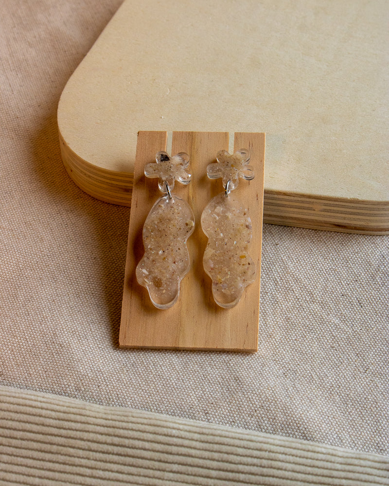 Boucles d'oreilles Rose | Puces