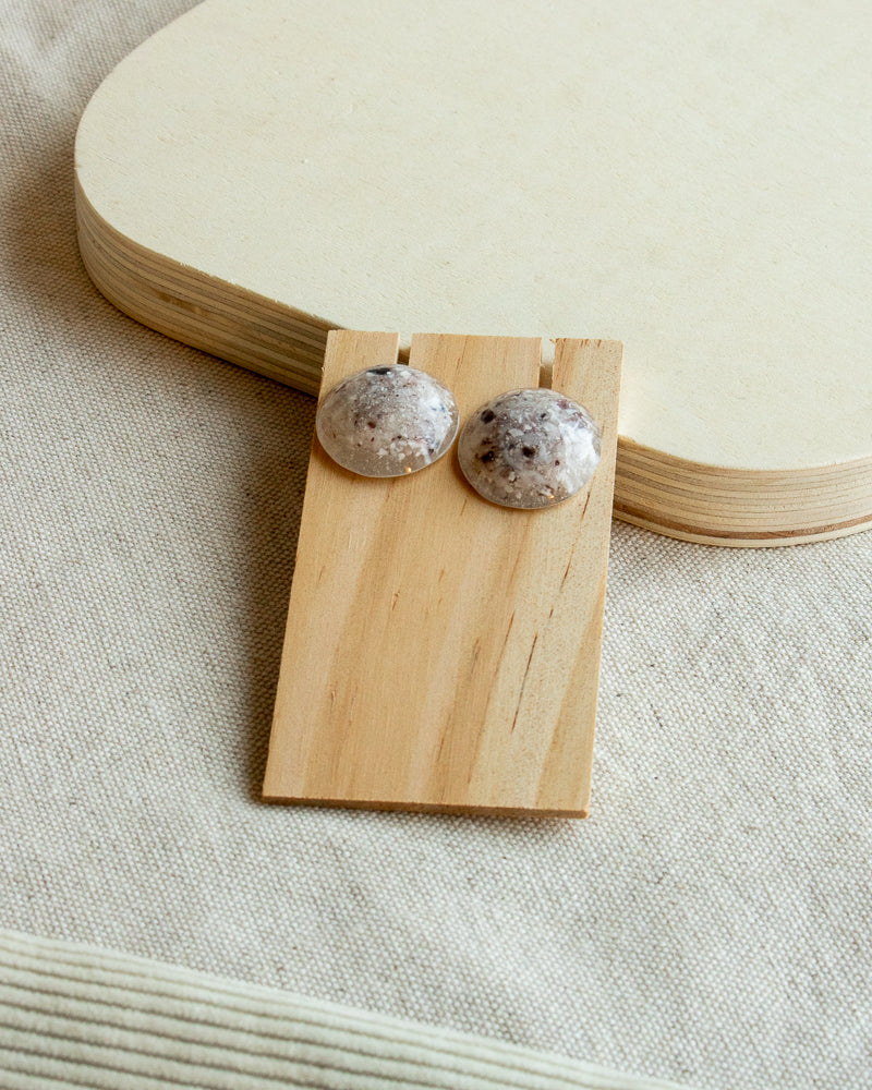 Boucles d'oreilles Gaïa | Puces