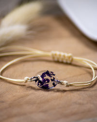 Bracelet Paulette | Dahlia violet